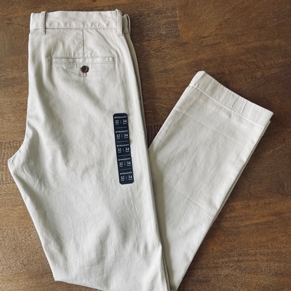 Mens NWT J. Crew Factory Stone Straight-fit flex chino pant SZ 32X34 - Picture 6 of 6